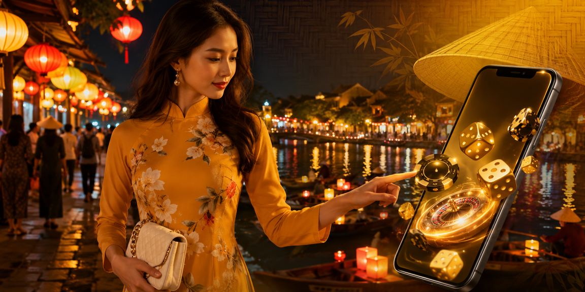 Người dùng tại Hội An trải nghiệm casino trên điện thoại di động